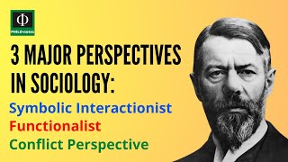 Three Major Perspectives in Sociology Symbolic Interactionist Functionalist and Conflict Perspective [upl. by Allac]