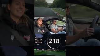 SHE IS INSANE 300 kmh Tesla Model S Plaid  Nürburgring [upl. by Ballou]