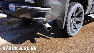 2018 Chevrolet Silverado 62L  Stock Exhaust  Flowmaster American Thunder Exhaust [upl. by Nehepts]