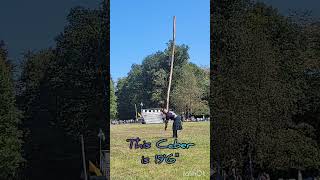 Caber toss 2024 Ligonier Highland Games highlandgames pittsburgh [upl. by Laehcim]