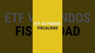 ETF vs fondos Fiscalidad etfvsfondos [upl. by Anaidirib]