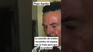 Antonio Aguilar platico como fue que grabó la canción triste recuerdos por su esposa Flor Silvestre [upl. by Nolyat]