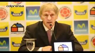 Rueda de Prensa con José Pékerman técnico de la Selección Colombia [upl. by Erlond]