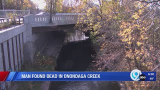 Man found dead in Onondaga Creek [upl. by Chev]