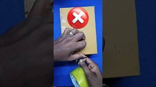 Making easy cello tape cutterTape cutting trickyoutubeshorts diy [upl. by Nitsyrk544]