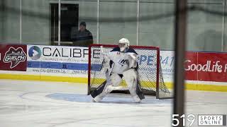 Under 15 Hockey  Halton Hurricanes vs Guelph Jr Gryphons [upl. by Kennedy]