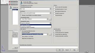 Settings for eTransmit  M8A6 [upl. by Nylhtiak]