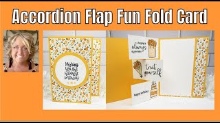 Accordion Flap Fun Fold Card [upl. by Rawna]