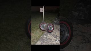 I used my old coats 4040 tire machine to put some old a tires on my magnum 500 rims [upl. by Euqinmod987]