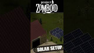 How To Set up a Basic SOLAR GRID in Project Zomboid [upl. by Aseuqram]