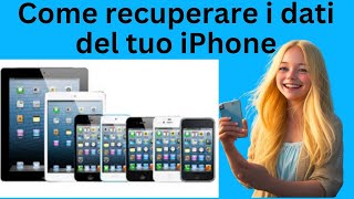 Recupero dati iPhone la tua guida definitiva al successo [upl. by Market250]