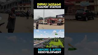 DIPHU Railway Station ASSAM REDEVELOPMENT projects viralshorts shorts railway [upl. by Natye]