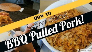 BBQ Pulled Pork  Slow Cooker [upl. by Abehs430]