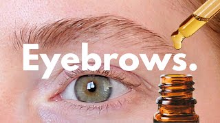 I tried CASTOR OIL on just 1 eyebrow for 60 days My growth results [upl. by Antsirhc219]