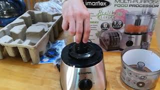 Imarflex Food Processor  IFP500S  Unboxing and Testing [upl. by Ploch820]