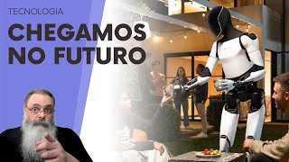 ELON MUSK mostra nosso FUTURO com ROBÔS HUMANOIDES da TESLA interagindo com HUMANOS O FUTURO CHEGOU [upl. by Rusty]