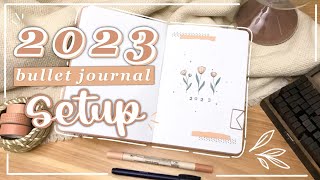 2023 BULLET JOURNAL SETUP  Easy Yearly Bullet Journal Set Up  How To Set Up A Bullet Journal [upl. by Glendon]