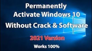 How to activate windows 10 All versions 2021 [upl. by Ahsenod]