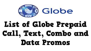 List of Globe Prepaid Call Text combo and Data Promos [upl. by Naomi949]