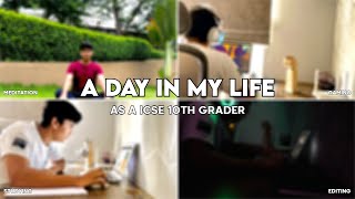 📔 A day in my life as a ICSE 10th Grader  10th Grader Study Vlog  Daily Routine [upl. by Locin]