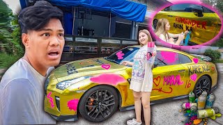 SPRAY PAINT PRANK sa GTR ni Jonah [upl. by Tarrant]