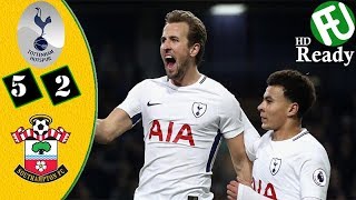 Tottenham vs Southampton 52 Harry Kane Goals  All Goals and Highlights EPL 26December2017 HD [upl. by Telimay]