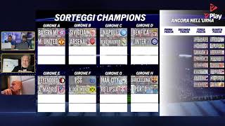 LIVE SORTEGGI CHAMPIONS LEAGUE 20232024 [upl. by Ierna629]