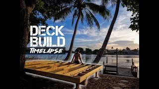 Deck Build with Lake view [upl. by Ahtnamas]