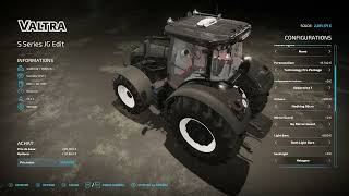 FS 22  Mod Valtra S Series JG Edit [upl. by Narok]