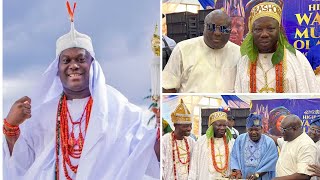 King Osupa performance at IleIfe as HRM OONI OF IFE bestowed on Chief Alexandra chieftaincy title [upl. by Eetsirk]