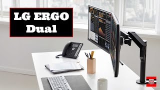 LG Ergo Dual 27QP88D 2nd Gen Monitors for Customized Workstations Maximum Comfort IPS QHD panels [upl. by Htebizile]