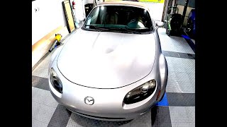 Evaluating our new 2006 Mazda Miata NC Ahead of a Detailing  POV Detailing [upl. by Aitital]