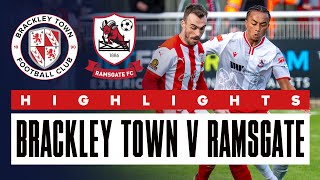 HIGHLIGHTS Brackley Town 41 Ramsgate  Emirates FA Cup [upl. by Caylor]