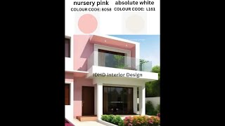 Exterior paint colors 2024exterior paint color combinations asianpaints frontelevationdesign [upl. by Dahsar928]