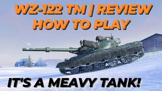 WZ122 TM  Review  Guide  How to play  WOTB  WOTBLITZ  World of tanks blitz [upl. by Aceissej]