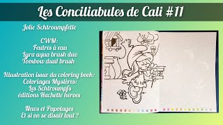 Les Conciliabules de Cali 11 coloriages mystères Les schtroumpfs [upl. by Ltihcox]