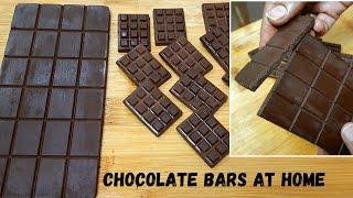 Homemade Chocolate Bar Recipe [upl. by Aicylla]