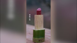 Full Tutorial Natural Cochineal Lipstick from Bugs 🐞  自制胭脂虫口红 [upl. by Kowal]