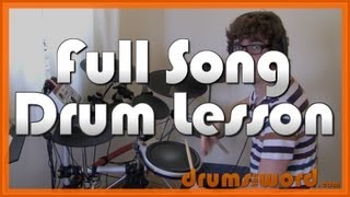 ★ Dont Look Back In Anger Oasis ★ Drum Lesson PREVIEW  How To Play Song Alan White [upl. by Pudens]