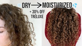 How to Moisturize Dry Curls amp Refresh ft TreLuxe BLACK FRIDAY SALE [upl. by Emelita97]