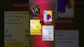 Huawei nova Y72 vs Samsung Galaxy A72 [upl. by Adlih384]