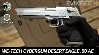 WETech Cybergun Desert Eagle 50 AE GBB Airsoft Pistol  Snap Shot [upl. by Nyrac]