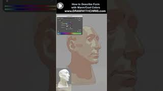 The secret to using warmcool colors to get more realistic 3D form in your portraits and figures [upl. by Yer]