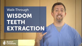 Patient Walkthrough of Wisdom Teeth Extraction  Boston Childrens Hospital [upl. by Yrehcaz972]