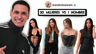 20 CHICAS VS 1 HOMBRE  LEANDRO LOAIZA [upl. by Ayadahs]