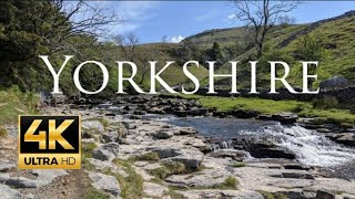 Yorkshire Dales National Park England 4K Drone Video [upl. by Eelam515]