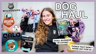 MONTHLY DOG HAUL Small Businesses I LOVE amp Things That Didnt Work Out wilderdog qalo  more [upl. by Sible881]