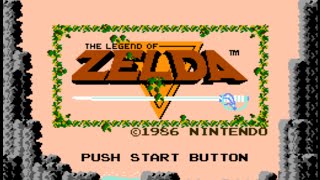 Lets Play Legend of Zelda NES 1986 [upl. by Oiluj]