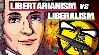 Libertarianism vs Liberalism Whats the Difference  PolandballIdeologyball History amp Philosophy [upl. by Aicilaanna668]