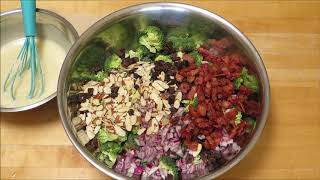 Broccoli Salad Best Old Fashioned Southern Salad Recipes [upl. by Mariandi764]